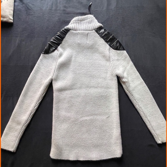 Soft and warm white MEN sweater Leif Nelson size L - Picture 4 of 7